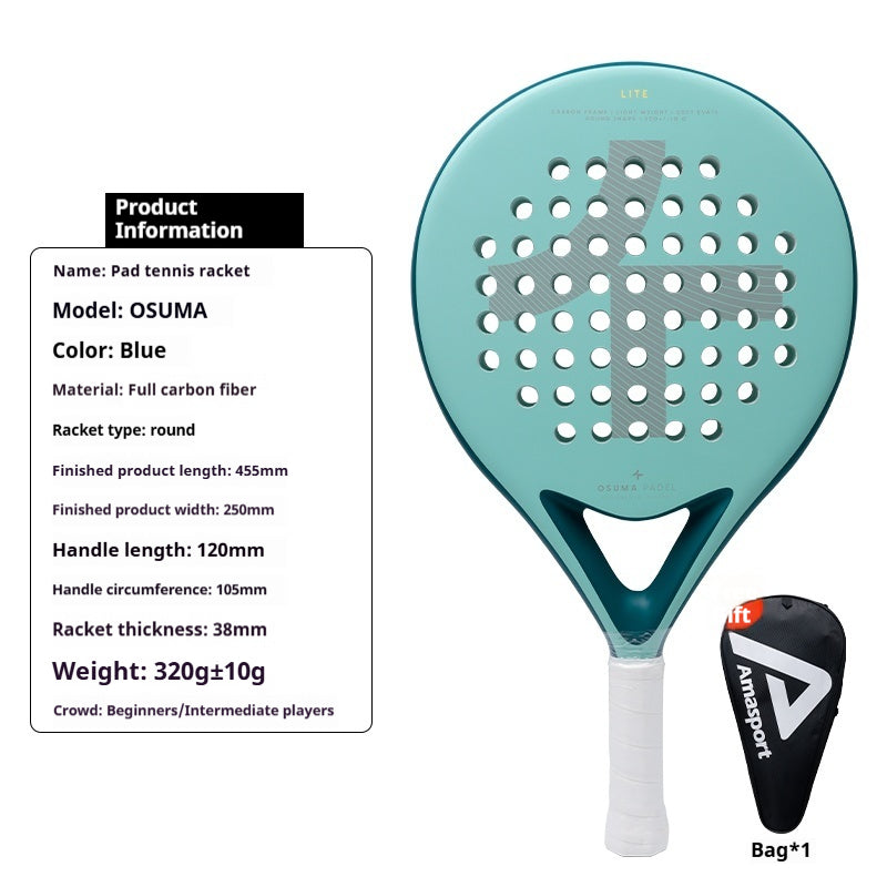 Padel Starter Kit, Round, blue, 320 g
